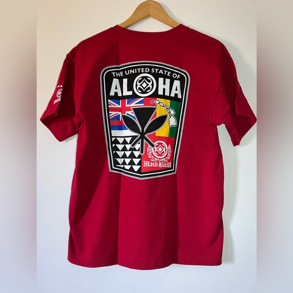 Maui Built Youth tee.
